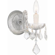 Crystorama Maria Theresa Sconce 4471-CH-CL-MWP