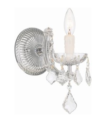 Crystorama Maria Theresa Sconce 4471-CH-CL-MWP