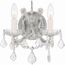 Crystorama Maria Theresa Sconce 4472-CH-CL-MWP