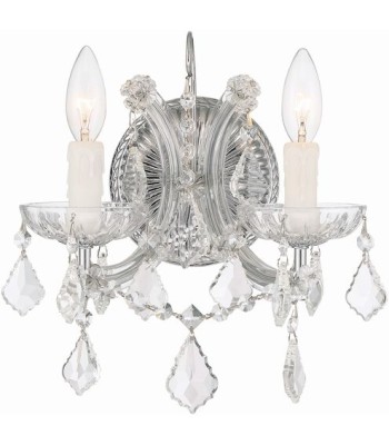 Crystorama Maria Theresa Sconce 4472-CH-CL-MWP