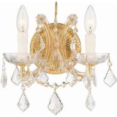 Crystorama Maria Theresa Sconce 4472-GD-CL-MWP