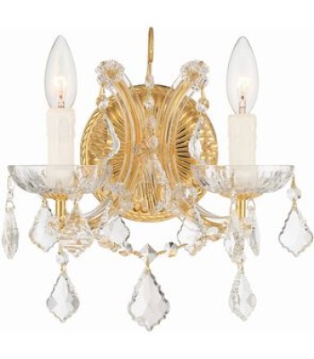 Crystorama Maria Theresa Sconce 4472-GD-CL-MWP