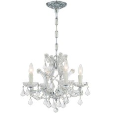 Crystorama Maria Theresa Mini Chandelier 4474-CH-CL-MWP