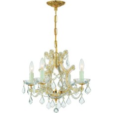 Crystorama Maria Theresa Mini Chandelier 4474-GD-CL-MWP