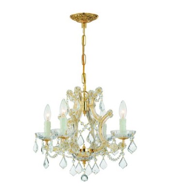 Crystorama Maria Theresa Mini Chandelier 4474-GD-CL-MWP