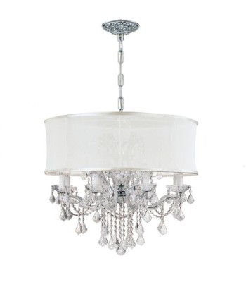 Crystorama Brentwood Chandelier 4489-CH-SMW-CLM