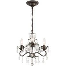 Crystorama Paris Market Mini Chandelier 4534-EB-CL-S