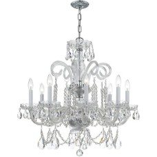 Crystorama Traditional Crystal Chandelier 5008-CH-CL-MWP