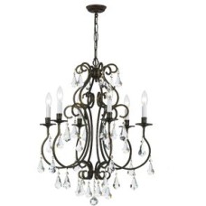 Crystorama Ashton Chandelier 5016-EB-CL-MWP