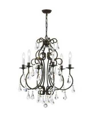 Crystorama Ashton Chandelier 5016-EB-CL-MWP