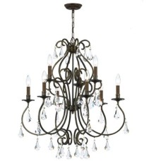 Crystorama Ashton Chandelier 5019-EB-CL-MWP