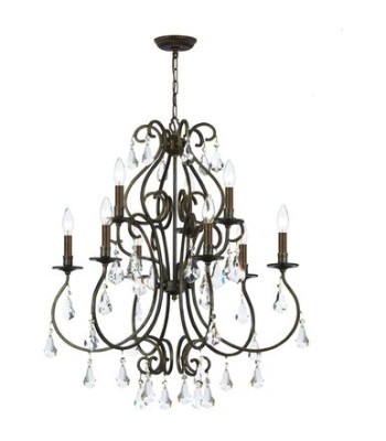 Crystorama Ashton Chandelier 5019-EB-CL-MWP