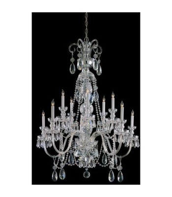 Crystorama Traditional Crystal Chandelier 5020-CH-CL-MWP