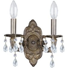 Crystorama Paris Market Sconce 5022-VB-CL-MWP