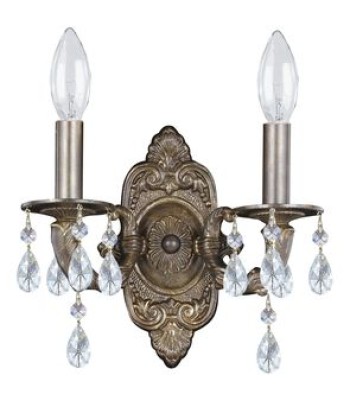 Crystorama Paris Market Sconce 5022-VB-CL-MWP