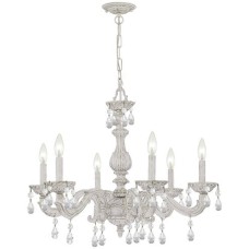 Crystorama Paris Market Chandelier 5036-AW-CL-MWP
