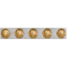 Crystorama Broche Bathroom Vanity Light 508-GA-SA