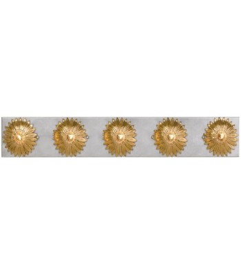 Crystorama Broche Bathroom Vanity Light 508-GA-SA