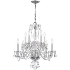Crystorama Traditional Crystal Chandelier 5080-CH-CL-MWP