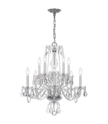 Crystorama Traditional Crystal Chandelier 5080-CH-CL-MWP