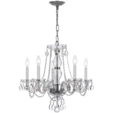 Crystorama Traditional Crystal Chandelier 5085-CH-CL-I