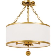 Crystorama Broche Semi Flush 513-GA_CEILING