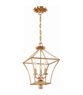 Crystorama Broche Mini Chandelier 514-GA
