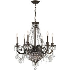 Crystorama Vanderbilt Chandelier 5166-EB-CL-MWP