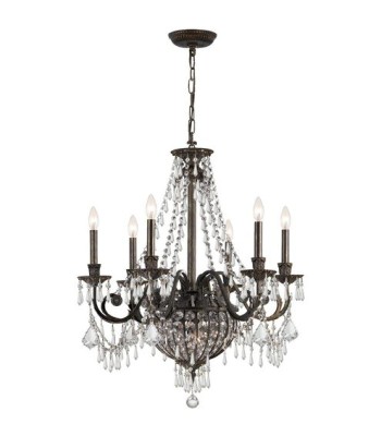 Crystorama Vanderbilt Chandelier 5166-EB-CL-MWP
