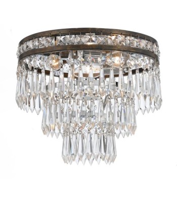 Crystorama Mercer Flush 5260-EB-CL-MWP