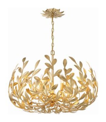 Crystorama Broche Chandelier 533-GA