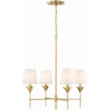 Crystorama Broche Chandelier 534-GA