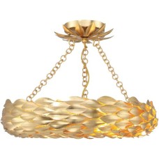 Crystorama Broche Semi Flush 535-GA_CEILING