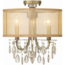 Crystorama Hampton Semi Flush 5623-AB_CEILING