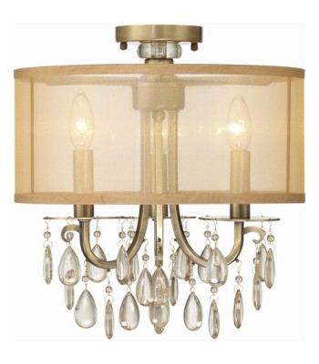 Crystorama Hampton Semi Flush 5623-AB_CEILING