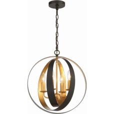 Crystorama Luna Mini Chandelier 584-EB-GA