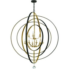 Crystorama Luna Chandelier 587-EB-GA