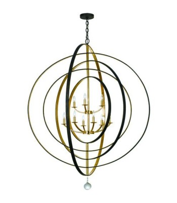 Crystorama Luna Chandelier 587-EB-GA