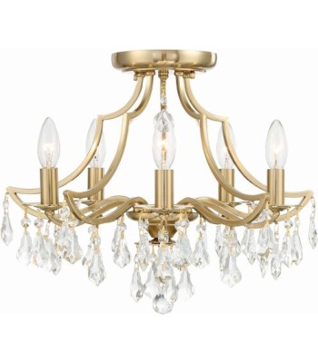 Crystorama Cedar Semi Flush 5930-VG-CL-MWP