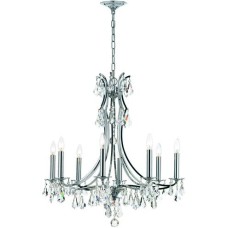 Crystorama Cedar Chandelier 5938-CH-CL-MWP