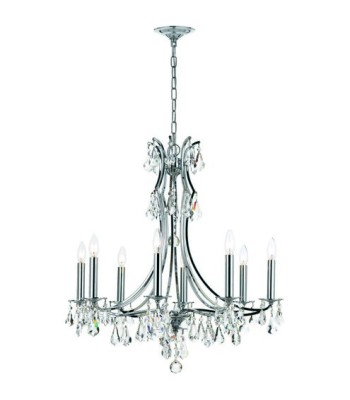 Crystorama Cedar Chandelier 5938-CH-CL-MWP