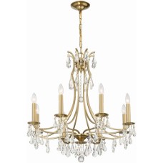 Crystorama Cedar Chandelier 5938-VG-CL-MWP