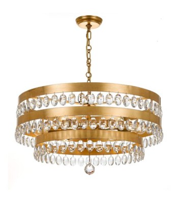 Crystorama Perla Chandelier 6108-GA