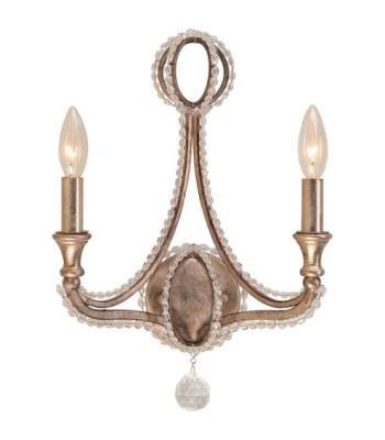 Crystorama Garland Sconce 6762-DT