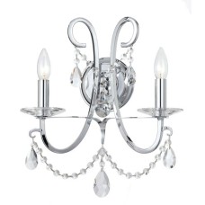 Crystorama Othello Sconce 6822-CH-CL-MWP