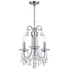 Crystorama Othello Mini Chandelier 6823-CH-CL-MWP