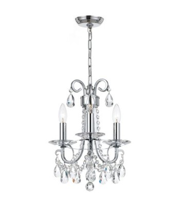Crystorama Othello Mini Chandelier 6823-CH-CL-MWP