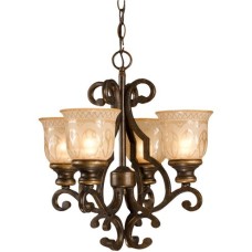 Crystorama Norwalk Mini Chandelier 7404-BU