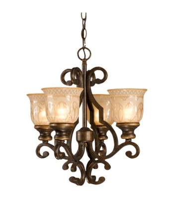 Crystorama Norwalk Mini Chandelier 7404-BU