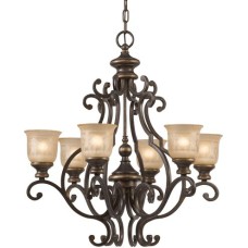 Crystorama Norwalk Chandelier 7416-BU